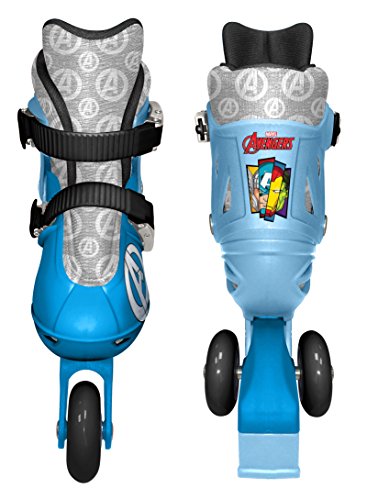 Stamp Sas-AVENGERS Adjustable two in one 3 Wheels Skate size 27-30, multicolor, (AV299301) , color/modelo surtido