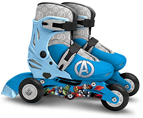 Stamp Sas-AVENGERS Adjustable two in one 3 Wheels Skate size 27-30, multicolor, (AV299301) , color/modelo surtido