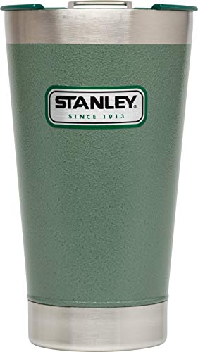 Stanley Trinkbecher Classic Vacuum Steel Pint - Frasco, color verde, talla standard