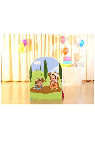 Star Cutouts SC822 "Peppa Pig y George muddy Puddle niño tamaño Soporte en cartón" Cut Out