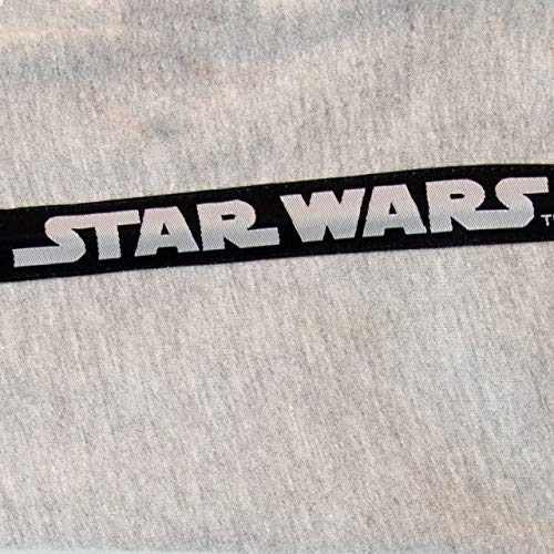 Star Wars Sudadera con Capucha para niños La Guerra de Las Galaxias Gris 7-8 Años