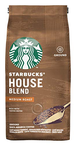 Starbucks 12411318 House Blend Café Molido de Tostado Medio, 6 Bolsa de 200 g