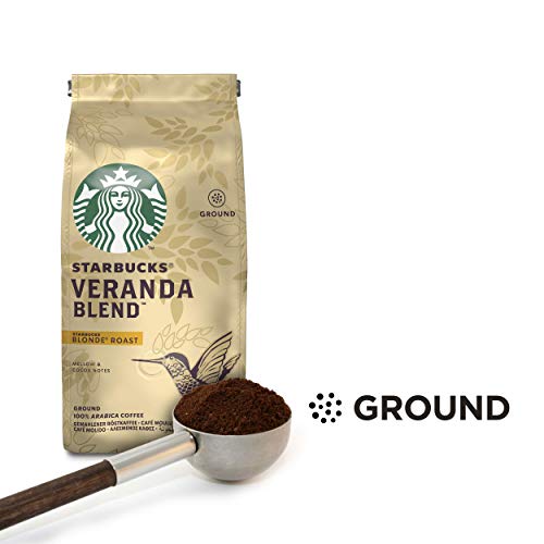 Starbucks VERANDA BLEND Café molido de tostado suave, 6 x bolsa de 200g