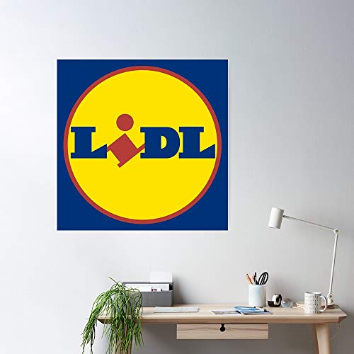 Store Wallmart Market Food Lidl Funny Impresionantes carteles para la decoración de la habitación impresos con la última tecnología moderna sobre papel semibrillante