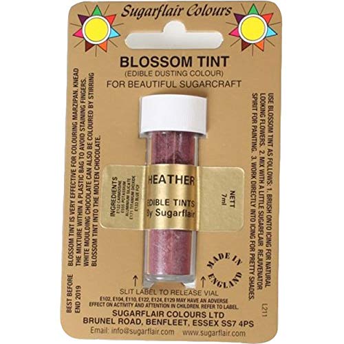 Sugarflair Colours Heather - Blossom Tint Dusting Colour 7ml Vial