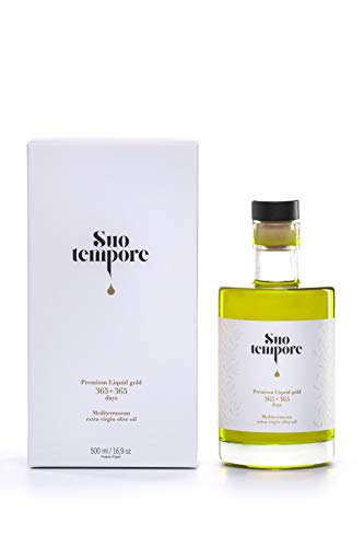 Suo Tempore by oli Soleil Aceite de Oliva Virgen Extra de máxima Calidad en Estuche Premium 500 ml de Nueva Cosecha 2020 - Elaborado por Presión en Frío