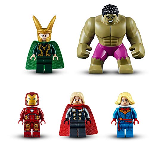 Super Heroes Avengers Marvel 4+ Vengadores: Ira de Loki, Serie Figura de Iron Man y Hulk, multicolor (Lego ES 76152)