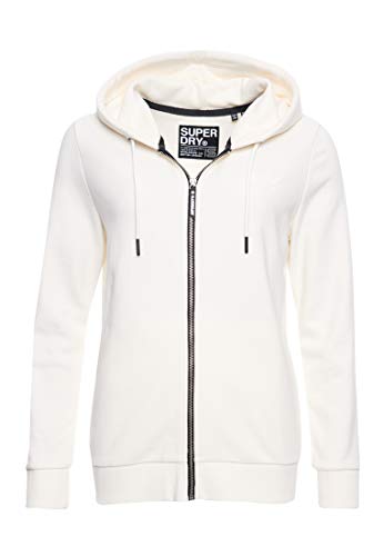 Superdry OL Elite Ziphood BR Capucha, Marfil (Buttercream 11l), XXL (Talla del Fabricante:18) para Mujer