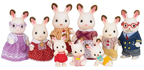 Sylvanian Families - 4150 - Familia Conejo Chocolate