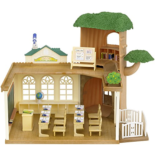 Sylvanian Families- Country Tree School Mini muñecas y Accesorios, Multicolor (Epoch para Imaginar 5105) , color/modelo surtido