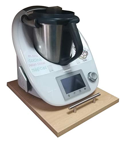 Tabla, Plataforma, Base Deslizante para THERMOMIX TM6 TM5 TM31 Color Haya