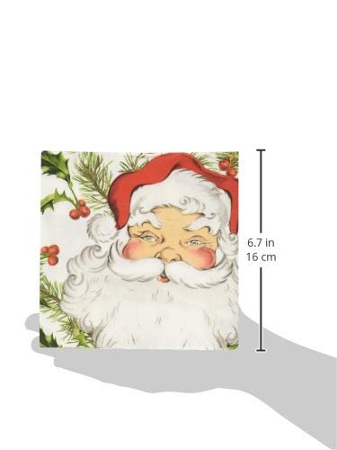 Talking Tables Papá Noel Botánico Servilletas 33cm para Cenas y Fiestas de Navidad, (20 Pack)