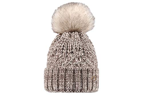 Tamaris T316 - Gorro de punto para mujer con solapa y forro polar