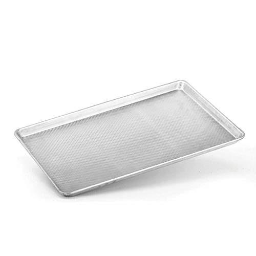 TAYIBO Bandeja para Horno Antiadherente,Bandeja de Horno Simple, Chapado de Aluminio Grueso Perforado, Adecuado para panadería-400 * 720 * 25 * 0.7