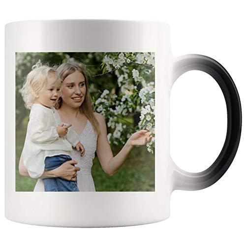 Taza mágica - Taza personalizada con foto, Mágica, cambia de color. Imagen, texto, regalo