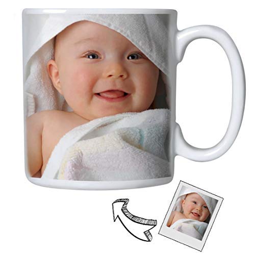 Taza Personalizada con Foto Original para Regalo. Con tu Imagen y Grabado Texto.