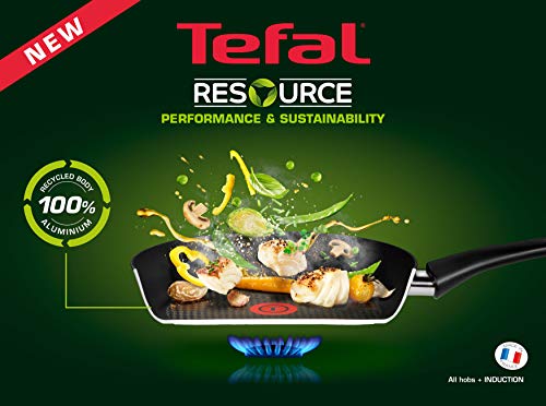 Tefal g10819 Resource Wok Sartén, color marrón