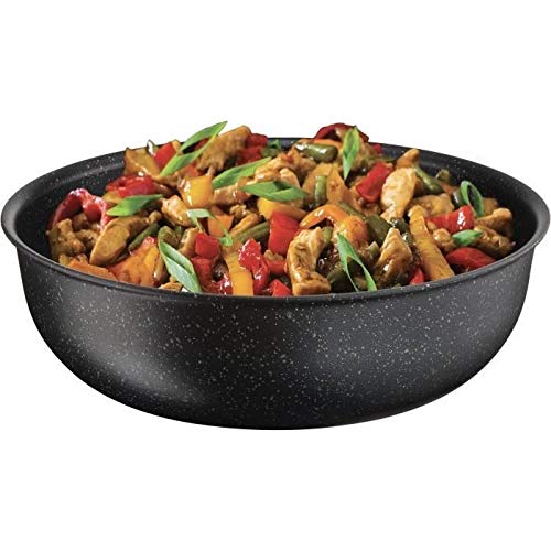 Tefal Ingenio Authentic - Sartén wok (26 cm, inducción, antiadherente), color negro