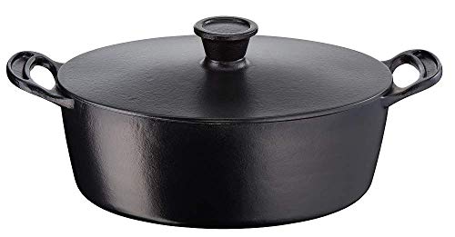 Tefal Jamie Oliver - Sartén de hierro fundido, hierro fundido, negro, 30 cm