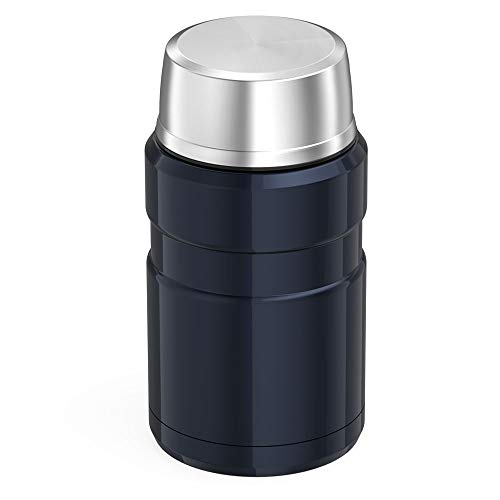 Termos rey del acero inoxidable Frasco de Alimentos - Midnight Blue (710 ml)