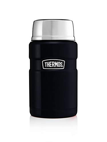 Termos rey del acero inoxidable Frasco de Alimentos - Midnight Blue (710 ml)