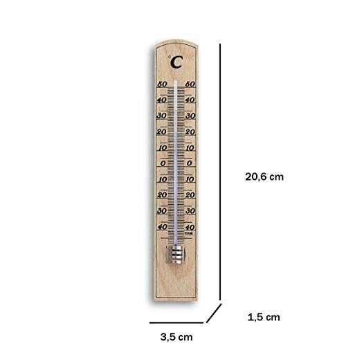 TFA 12.1004 - Termómetro de Interior Madera
