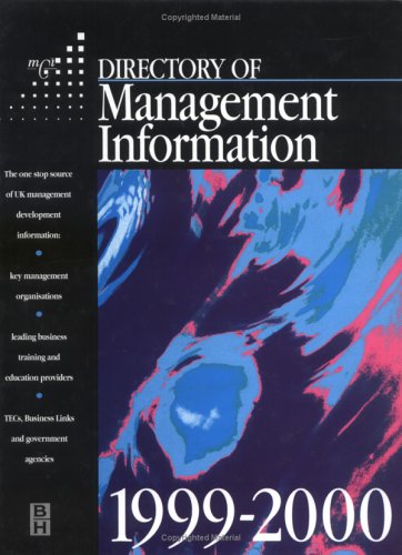 The MCI Directory of Management Information (Management Charter Initiative)