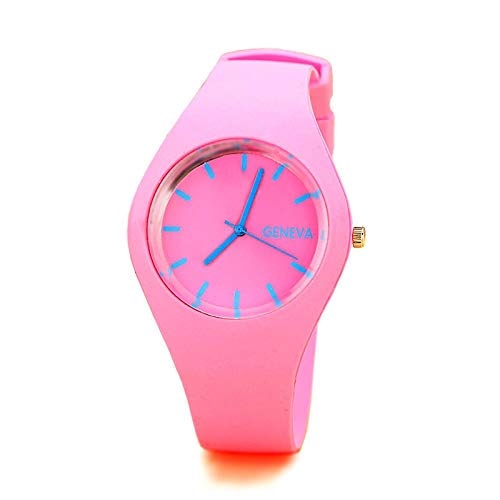 Thin Jelly Watch Reloj deportivo Candy pulsera de silicona