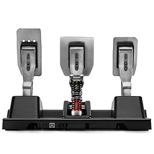 Thrustmaster T-LCM Pedals — Pedales profesionales magnéticos y con “Load Cell” metálicos y ajustables para PC, PS4 y Xbox One