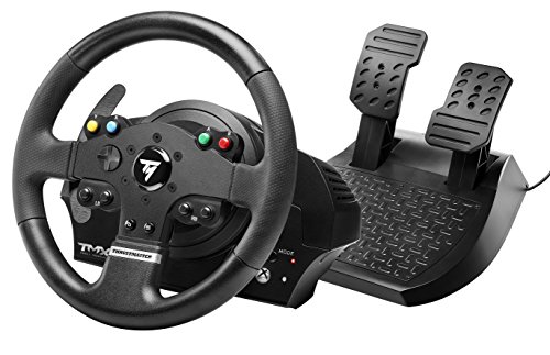 Thrustmaster TMX Force Feedback - Volante realista de carreras con pedales grandes para XboxOne/PC, 28 cm de diámetro, con Licencia Oficial Xbox One