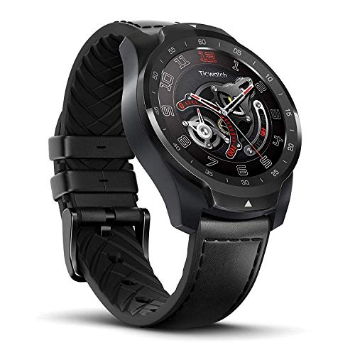 Ticwatch Pro Reloj Inteligente Smart Watch Compatible con iOS y Android (Wear 0S) Asistente de Google Tecnología de Visualización en Capas Cambia Su Estilo de Vida Desde Aquí Color Negro