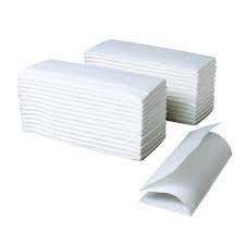 TOALLITAS SECAMANOS DE PAPEL BLANCO ZIG ZAG CELULOSA PURA 6000U.