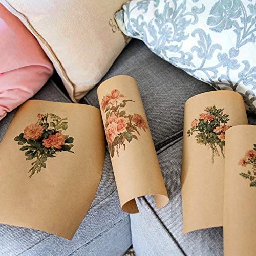 TOKERD 100 hojas Papel de Estraza A4 Papel Kraft Cartón kraft Natural 160GSM Papel de Estraza Grueso para Impresora y DIY Artesanal