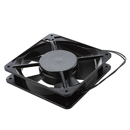 TOOGOO（R） Ventilador Enfriador AC 220V-240V 120x120x25mm Ventilador de enfriamiento para PC Caja Refrigerador Negro