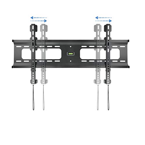 TooQ LP4063F-B - Soporte fijo de pared para monitor/TV/LED de 37" a 63", hasta 75kg de peso, distancia a la pared 19mm, incluye nivel de burbuja, formato VESA hasta 800x400, color negro