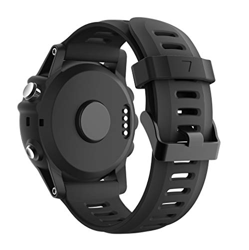 TOPsic Garmin Fenix 3 Correa de Reloj, Banda Reemplazo de Silicona Suave Deportiva con Herramientas para Garmin Fenix 3 / Reloj Elegante de Fenix 3 HR Multi-Colors