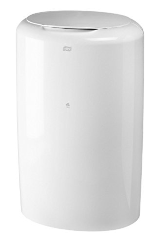 Tork 563000 - Cubo de basura abierto, 50 l, color blanco