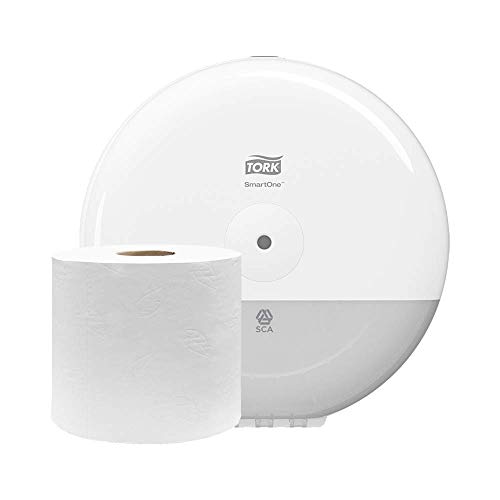 Tork SmartOne® Mini dispensadores de papel higiénico, blancos