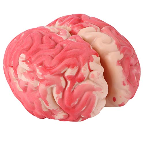 TOYANDONA Decoración de Halloween, molde de cerebro sangriento truco broma, órgano artificial para disfraz de Halloween