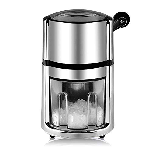 Trituradora De Hielo: Trituradora De Hielo Para Encimeras Para El Hogar/Máquina Para Hacer Batidos, Planificadora Manual De Mini Hielo,Silver