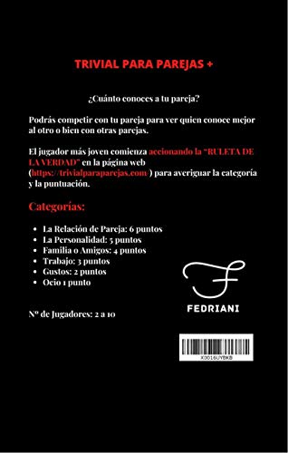 |Trivial Para Parejas |JUEGO DE CARTAS MUY DIVERTIDO| ¿Cuánto conoces a tu pareja? | Juego de Preguntas para dos que provoca conversaciones estimulantes. ||Regalos para Parejas| De 2 a 10 Jugadores.