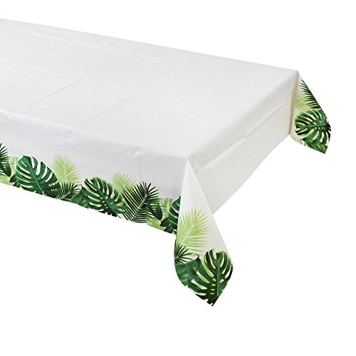 Tropical Fiesta Palm Paper Table Cover