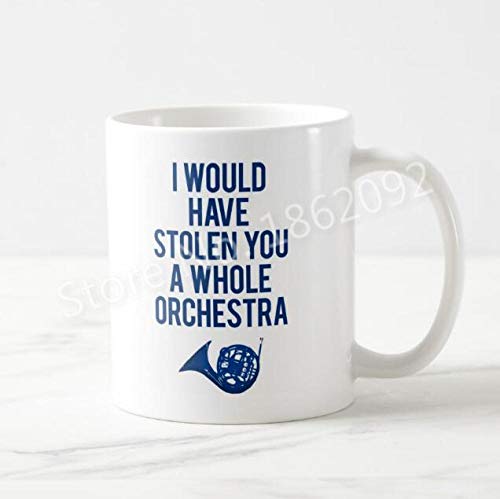 tywgb Novedad Divertida Cómo Conocí A Vuestra Madre Azul Trompa Taza De Café Taza De Té Himym TV Cita Decoración para El Hogar Te Robaron Toda Una Orquesta-B