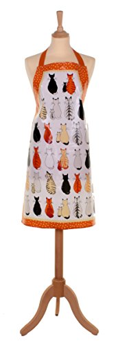 Ulster Weavers Cats in Waiting Apron Delantal de PVC con diseño de Gatos en Espera, Multicolor