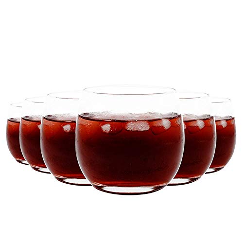 Umi.Essentials set de 6 vasos de 400ml(14.0 oz) para beber agua, vino, whisky, café