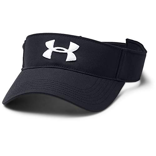 Under Armour Men's Core Golf Visor Gorras Con Visera De Corte Clásico, Gorra De Hombre Hombre Negro OSFA