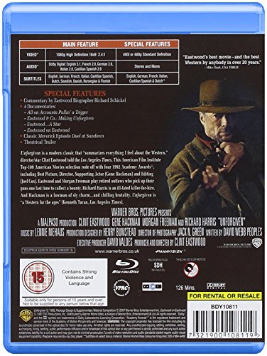 Unforgiven [Reino Unido] [Blu-ray]