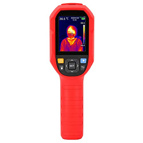 UNI-T UTi165H - Termómetro infrarrojo para cámara de imágenes térmicas de 30 °C a 45 °C, medidor de temperatura de alta precisión – Análisis de software de PC Tipo-C USB de carga