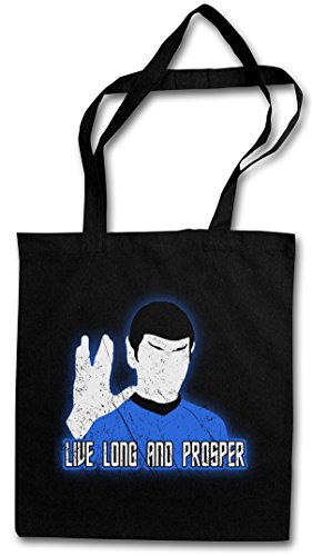 Urban Backwoods Live Long and Prosper I Hipster Bag – Larga Vida y Prosperidad Saludo Vulcano Star Spock Sign Hand Fingers Finger Trek Vulcan Salute