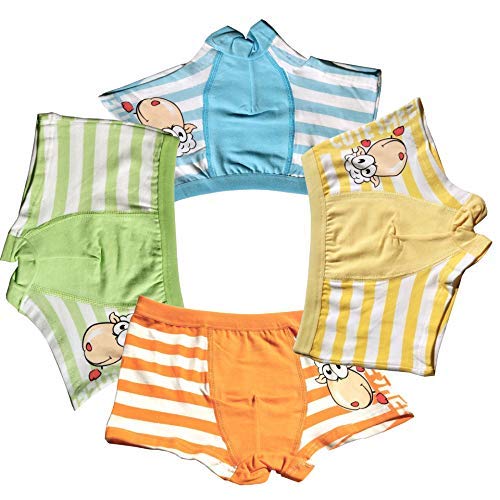 Usex Sense Paquete de 12 Boys Boxer Shorts Niños Boyshorts Calzoncillos Ropa Interior de algodón Suave Bragas 2-12 años(8-11 años,3055XL)